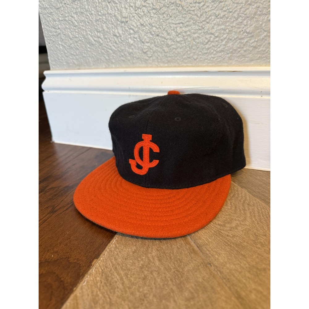 Ebbets Field Flannels Jersey City Skeeters Hat 1928 Wool Ballcap 7 1/8 USA